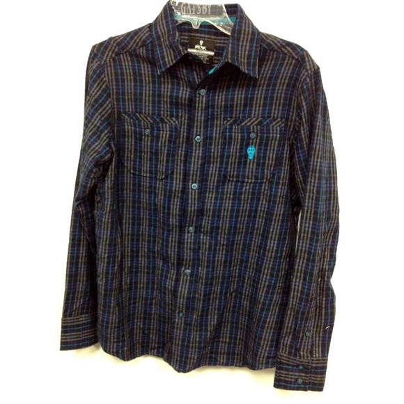 NWT Hot Air Blue Stripe Button Down Classic Shirt - Picture 1 of 3